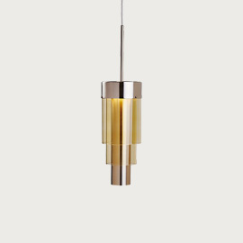 A-Spire Pendant Golden Smoke Silver